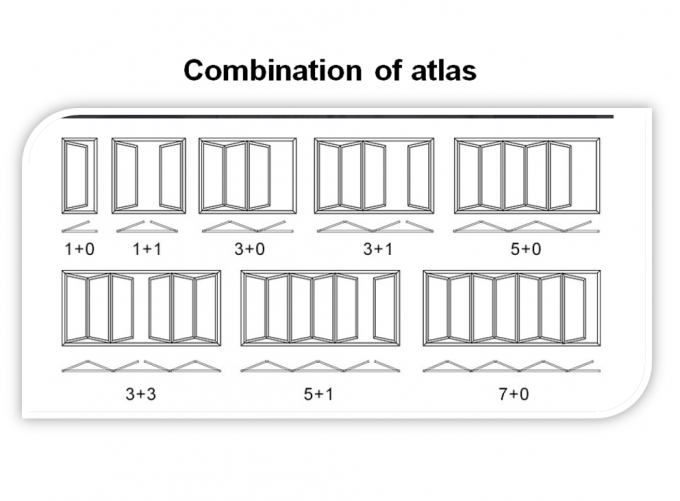 aluminium folding tempered glass sliding glass door system price