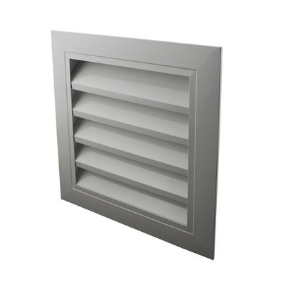 Anodized Prefabricated Fixed Aluminum Louver Roof Weatherproof