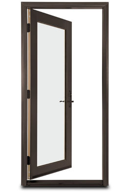 Hinged Operated Swing Aluminium Door , Right Hand Inswing Interior Door